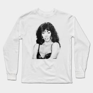 Donna Summer // Vintage Style Design Long Sleeve T-Shirt